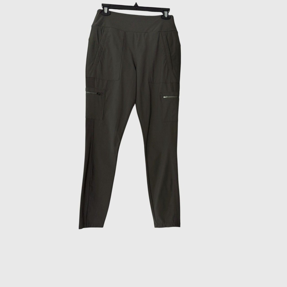 Athleta Cargo Pants Women 10 Gray Headlands Hybrid Trek Jogger Gorpcore Utility